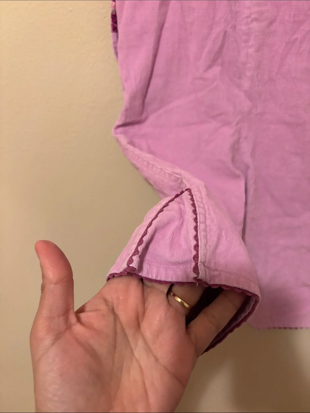 Place Pink Corduroy Overalls with Heart Detail